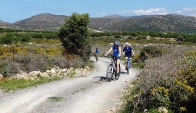 spring mountain bike tour at Hersonisos