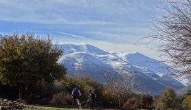 white Psiloritis mountains Mitato bike tour Crete