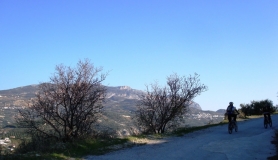 Xerolia mountain bike tour near Heraklion Crete giouchtas