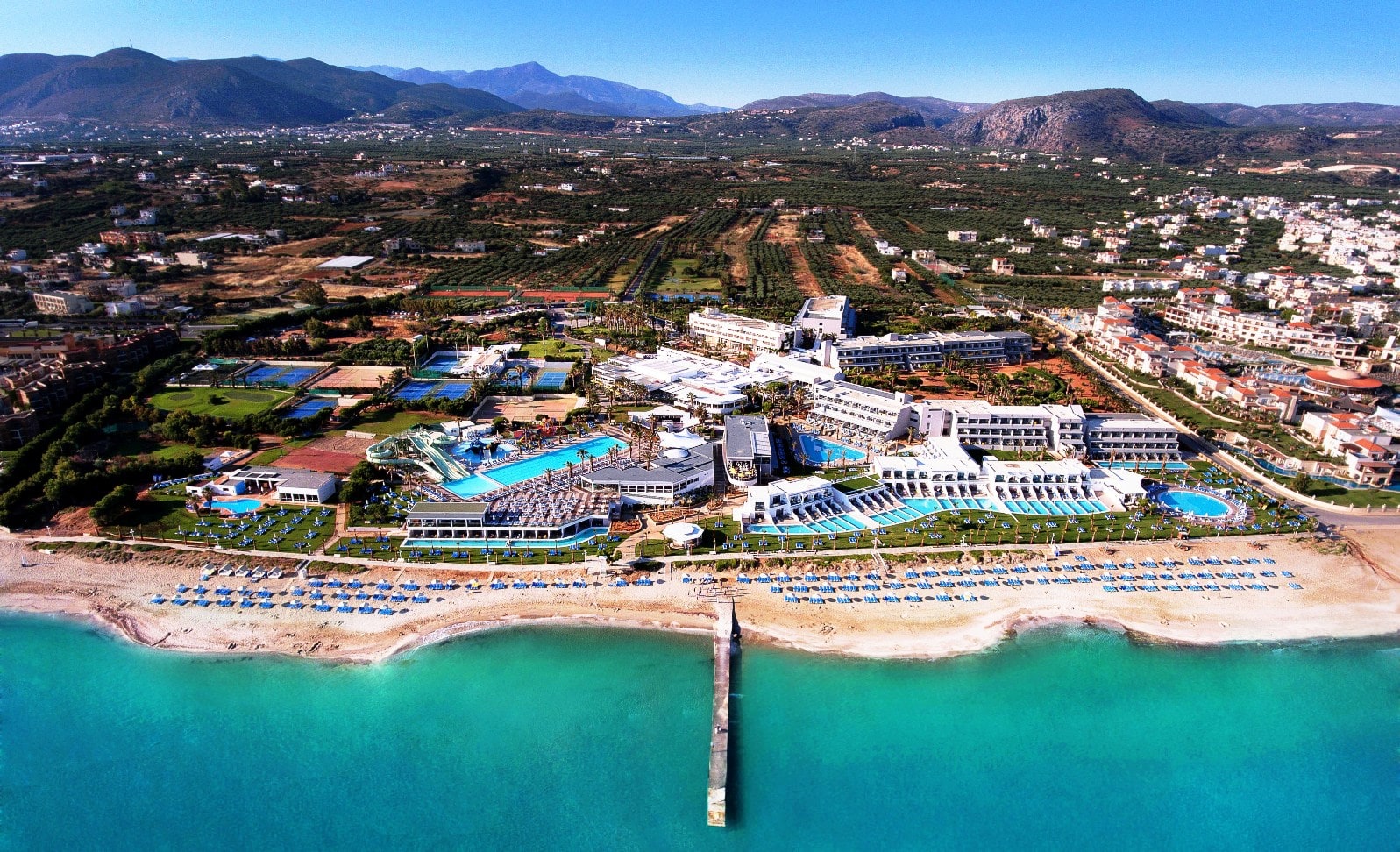 panoramic lyttos beach hotel - small