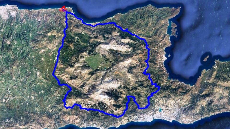 dikti-round bike tour map