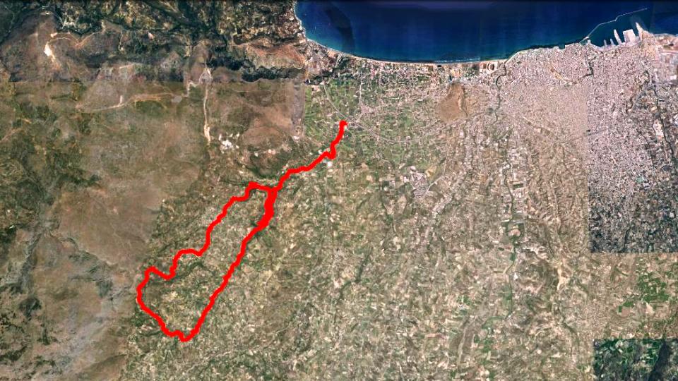 kavalara-short bike tour map