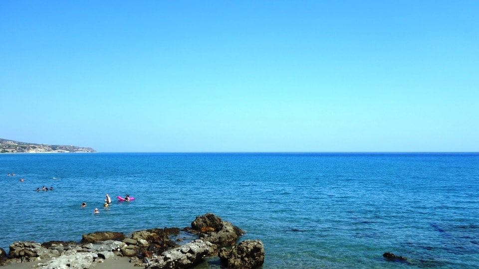 kastri beach south crete