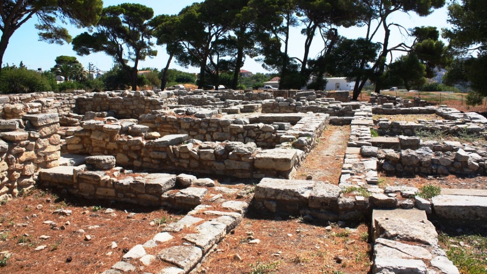 ancient tylisos city Crete