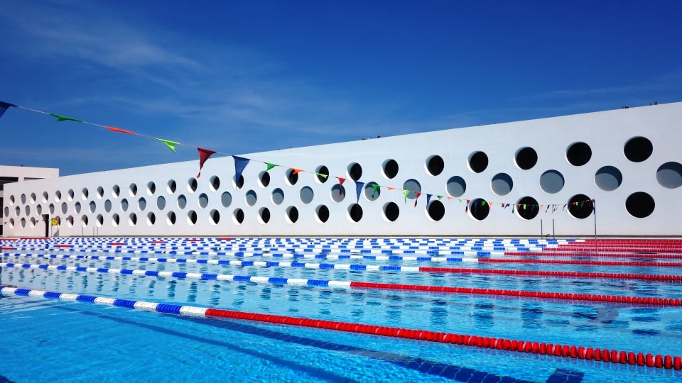 lyttos beach hotel new olympic sized heated swimming pool Crete