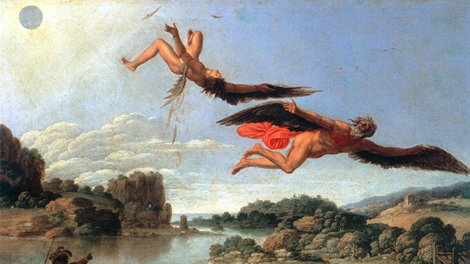 Crete did it first Daedalus and Icarus-min