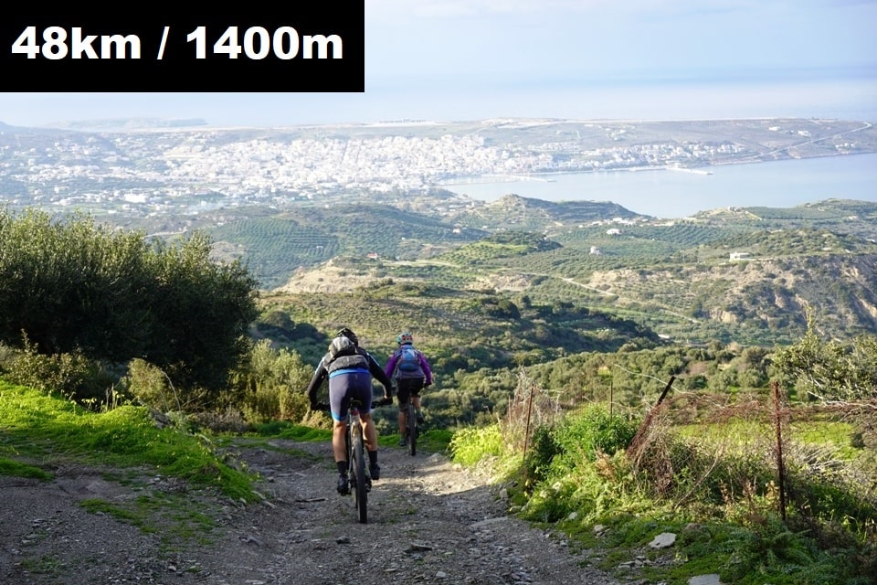 Sitia adventure mountain bike tour Crete cyclingcreta